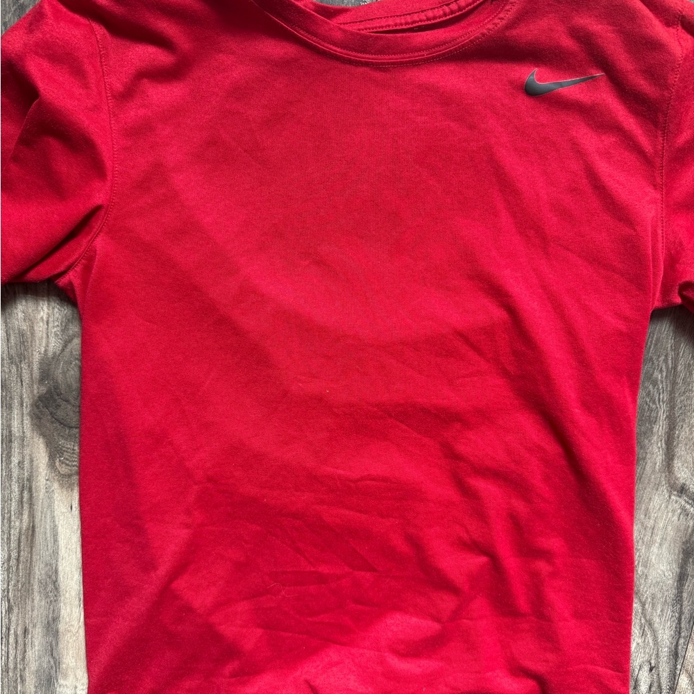 Nike Men Red Compression T-Shirt